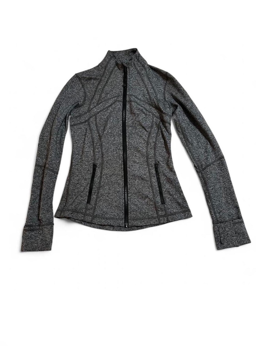 lululemon athletica Women's Dark Grey & Black Align Jacket — size 6